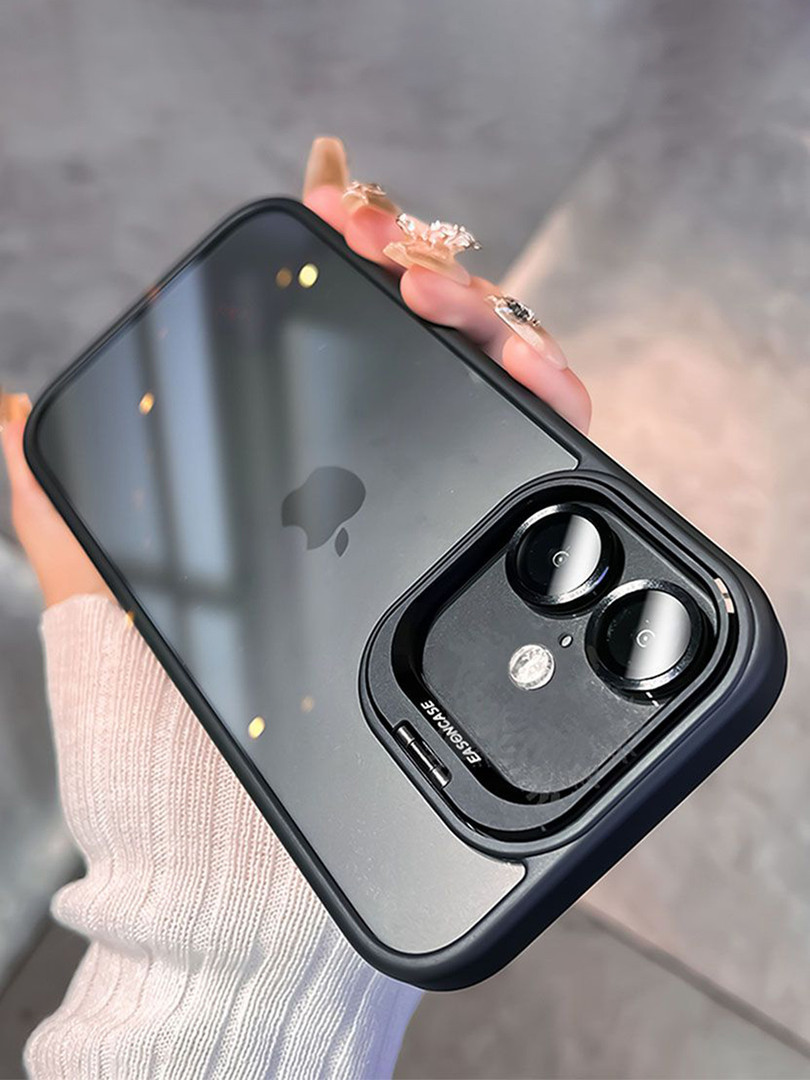 Luxury Kase Solid iPhone 16 Metal Ring Protector Back Case